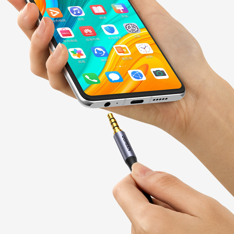 Ugreen AV183 20785 kabel 3,5 mm mini jack / 3,5 mm mini jack 3m - grå