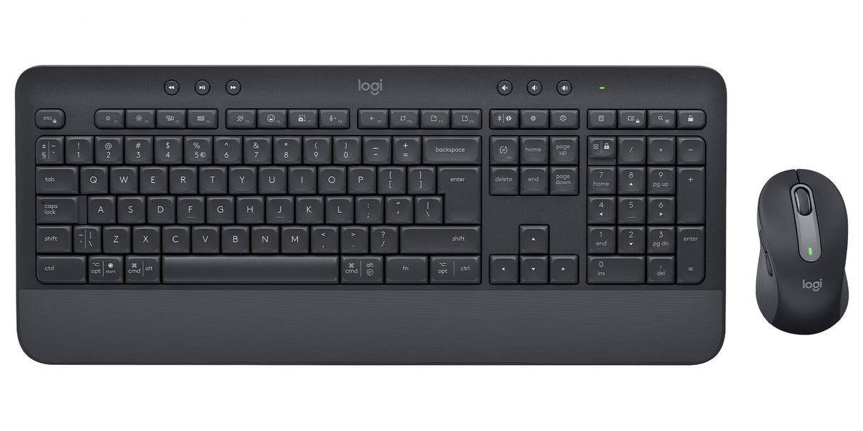 Logitech 920-011004 tastatur Mus inkluderet Kontor Bluetooth QWERTY US International Grafit