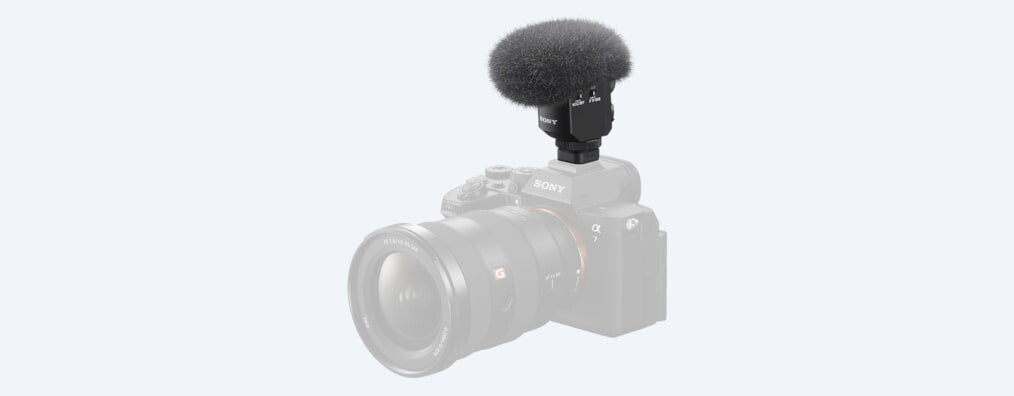 Sony ECM-M1 Sort Mikrofon til digitalkamera