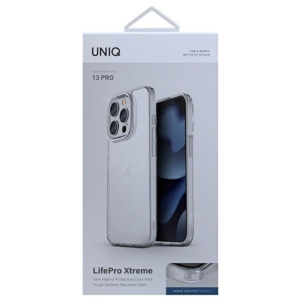 Uniq LifePro Xtreme fodtøj til iPhone 13 Pro / iPhone 13 - gennemsigtigt
