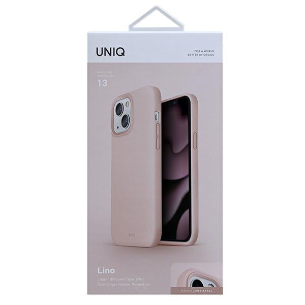 Uniq Lino case for iPhone 13 - pink