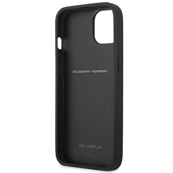 Ferrari FESAXHCP13SBK iPhone 13 mini 5.4" black/black hardcase On Track Carbon Stripe