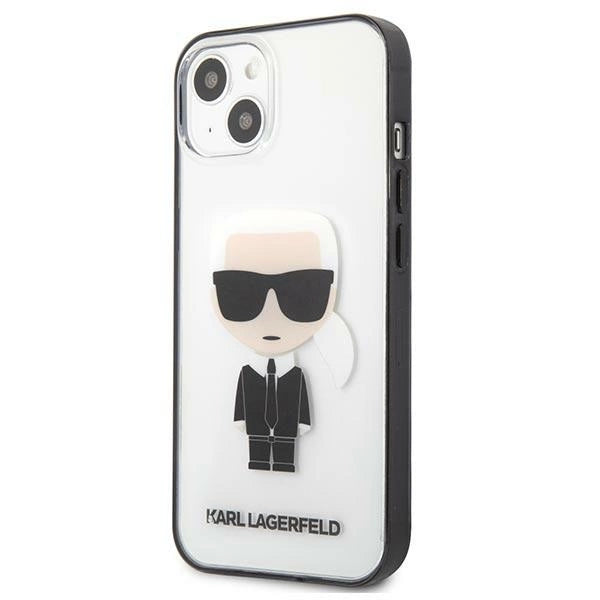 Karl Lagerfeld Iconik Karl Case for iPhone 13 mini - Transparent