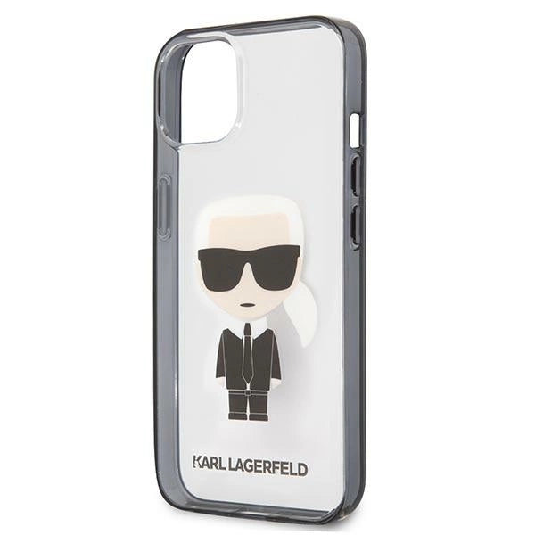 Karl Lagerfeld Iconik Karl Case for iPhone 13 mini - Transparent