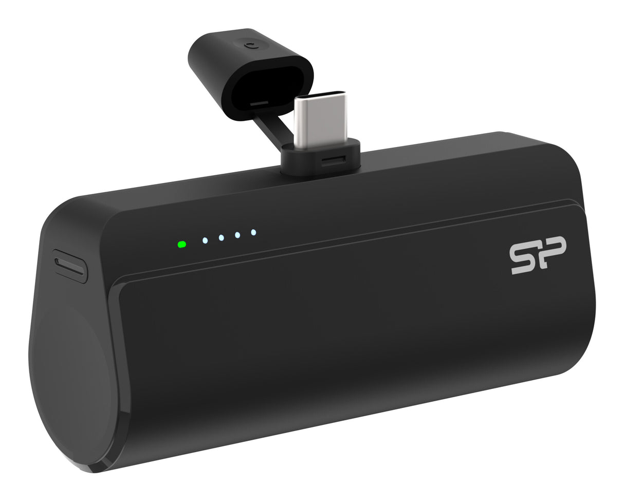 Silicon Power QD50 Lithium-Ion (Li-Ion) 5000 mAh Sort, Hvid