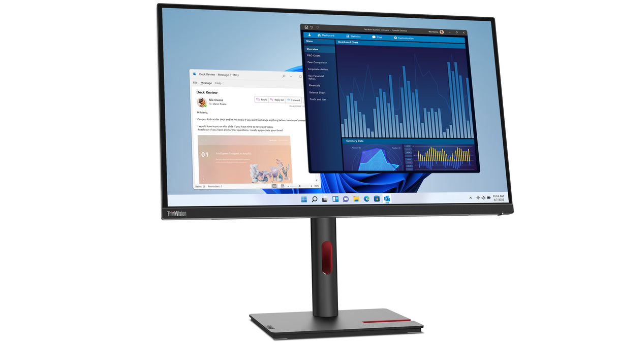 Lenovo ThinkVision T27p-30 27 IPS 3840 x 2160 (4K) HDMI DisplayPort USB-C 60Hz