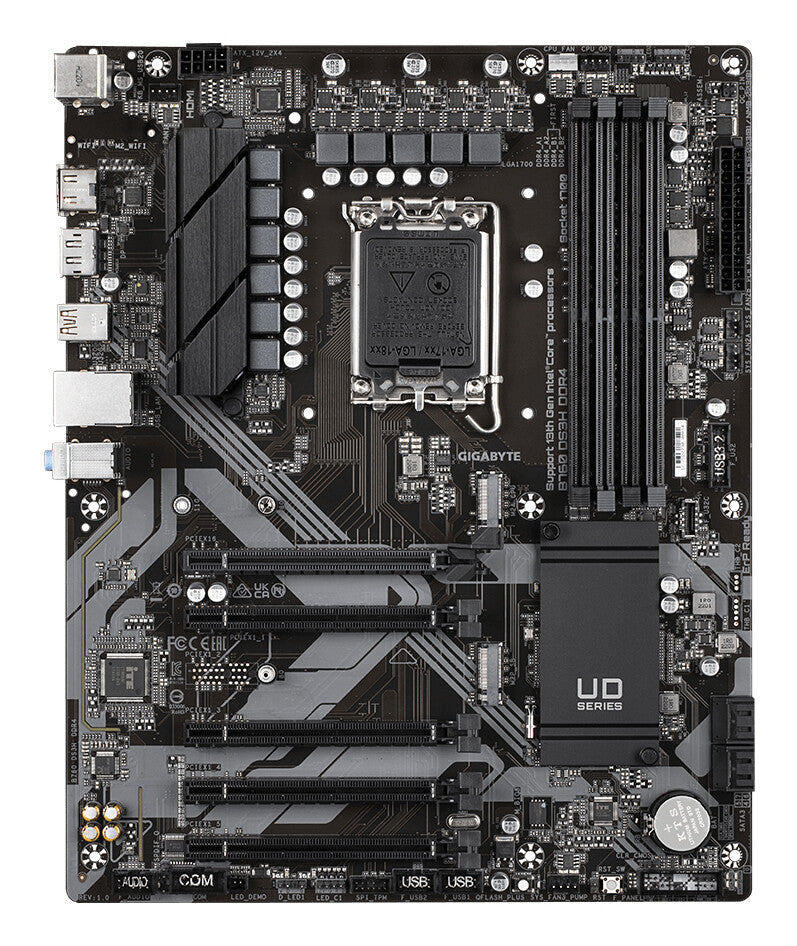 GIGABYTE B760 DS3H DDR4 bundkort Intel B760 Express LGA 1700 ATX
