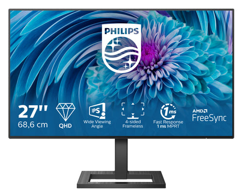 Philips E-line 275E2FAE 27 IPS 2560 x 1440 (2K) HDMI DisplayPort 75Hz