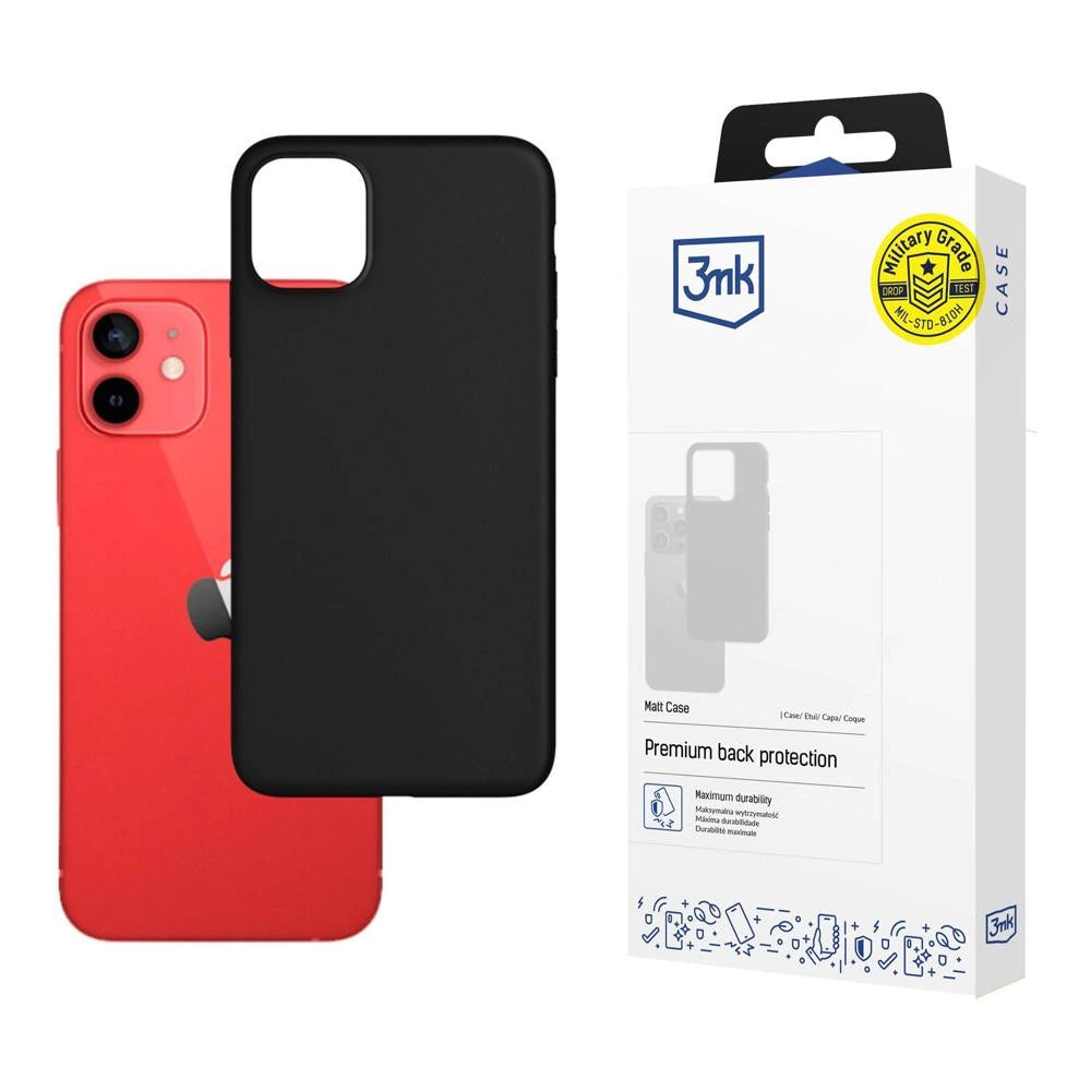 Apple iPhone 12 Mini - 3mk Matt Case sort