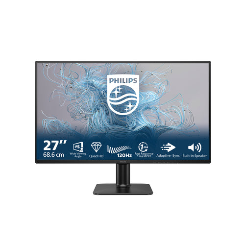 Philips 2000 series 27E2N2500/00 27 IPS 2560 x 1440 (2K) DisplayPort HDMI 120 Hz