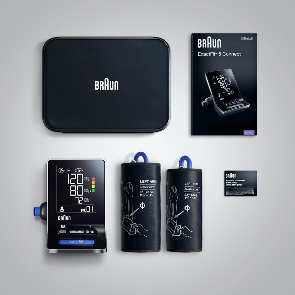 Braun ExactFit 5 Connect BUA6350EU Blodtryksmåler Sort