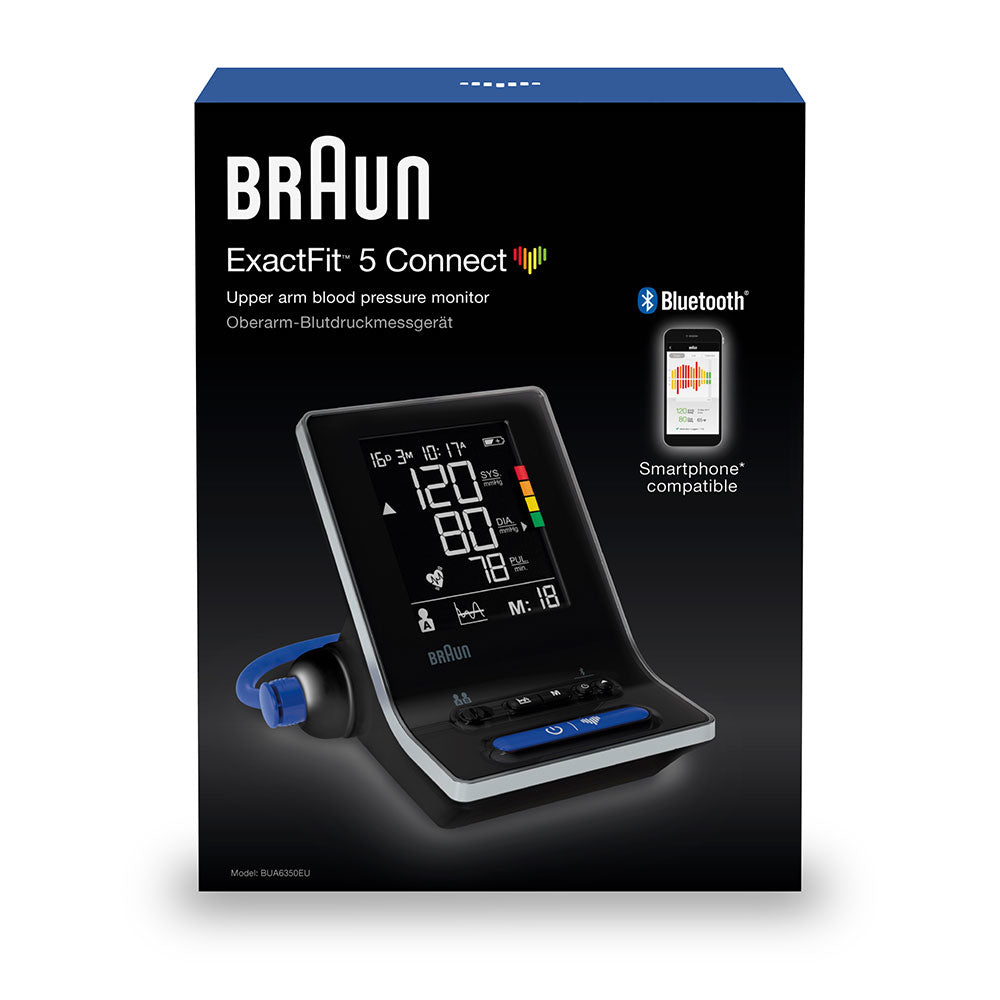 Braun ExactFit 5 Connect BUA6350EU Blodtryksmåler Sort