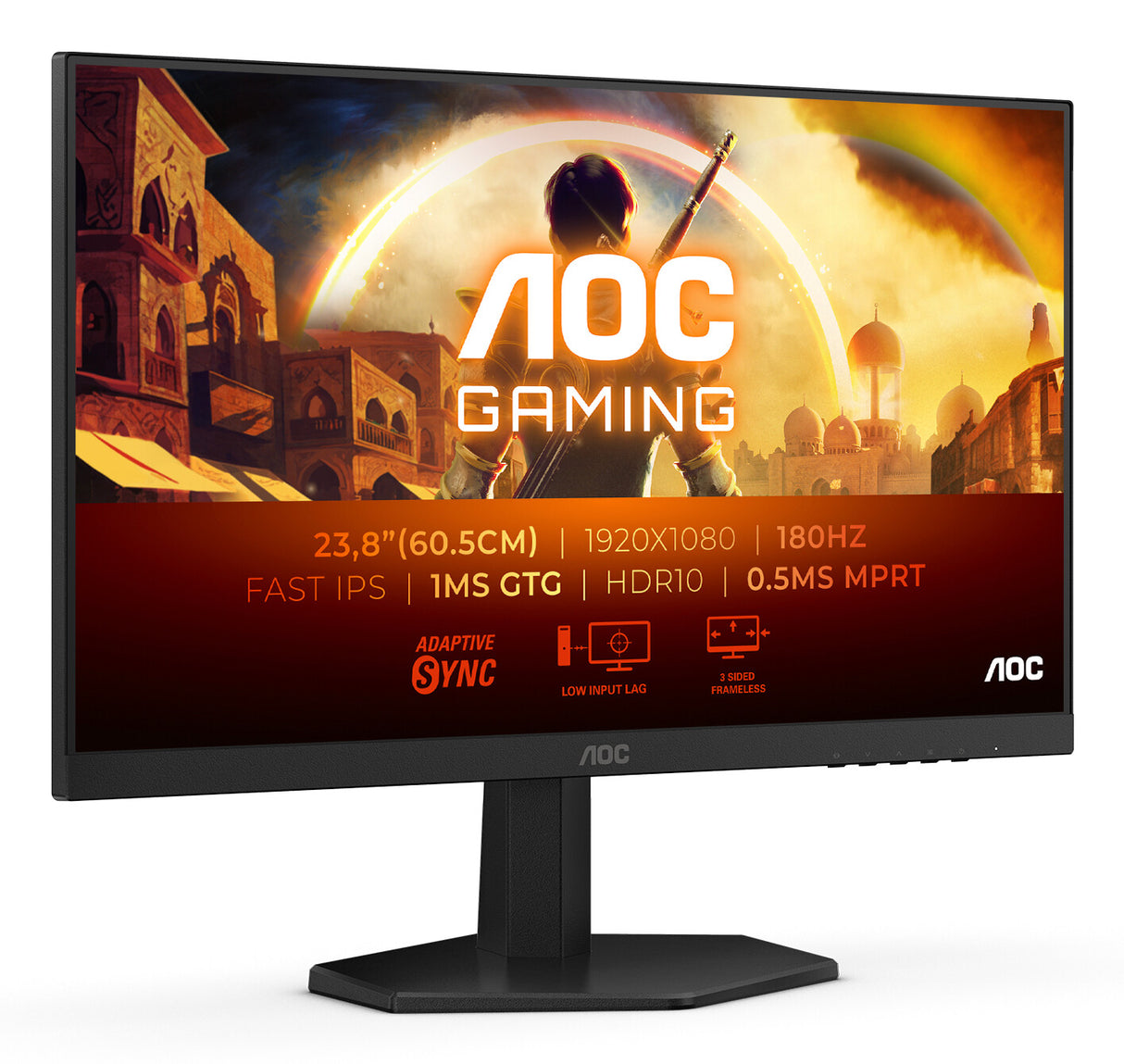 AOC G4 24G42E computerskærm 60,5 cm (23.8") 1920 x 1080 pixel Fuld HD LCD Sort