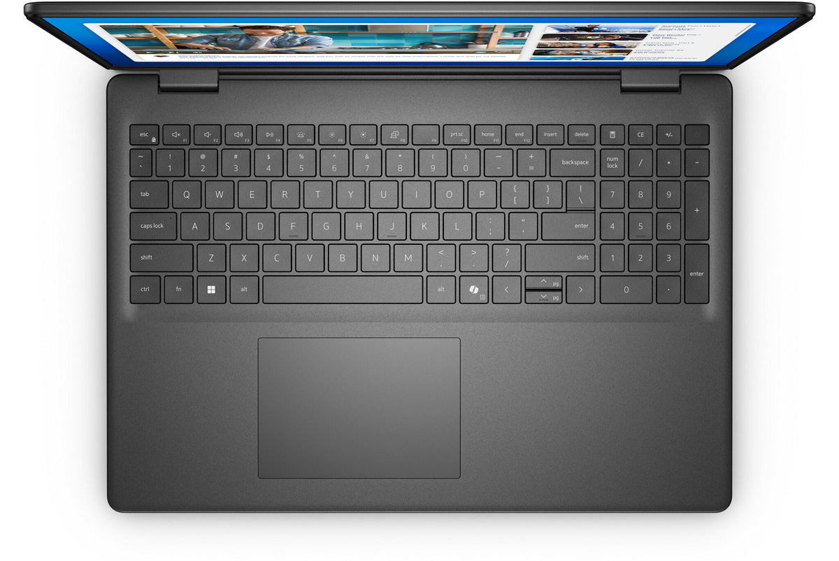 DELL DC16250 Intel Core 5 120U Laptop 40,6 cm (16") Full HD+ 16 GB DDR5-SDRAM 512 GB SSD Wi-Fi 6 (802.11ax) Windows 11 Pro Sort