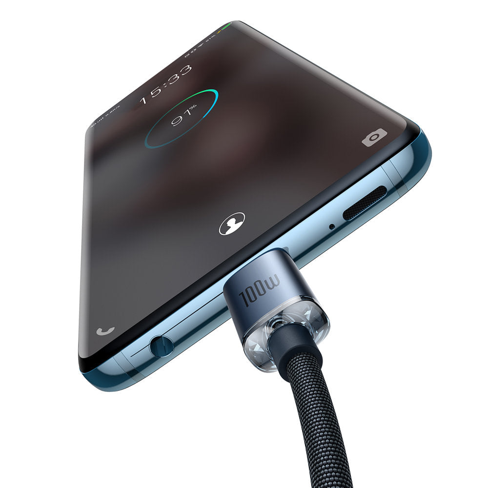 Baseus CAJY000601 USB-C - USB-C PD cable 100W 5A 480Mb/s 1.2m - black