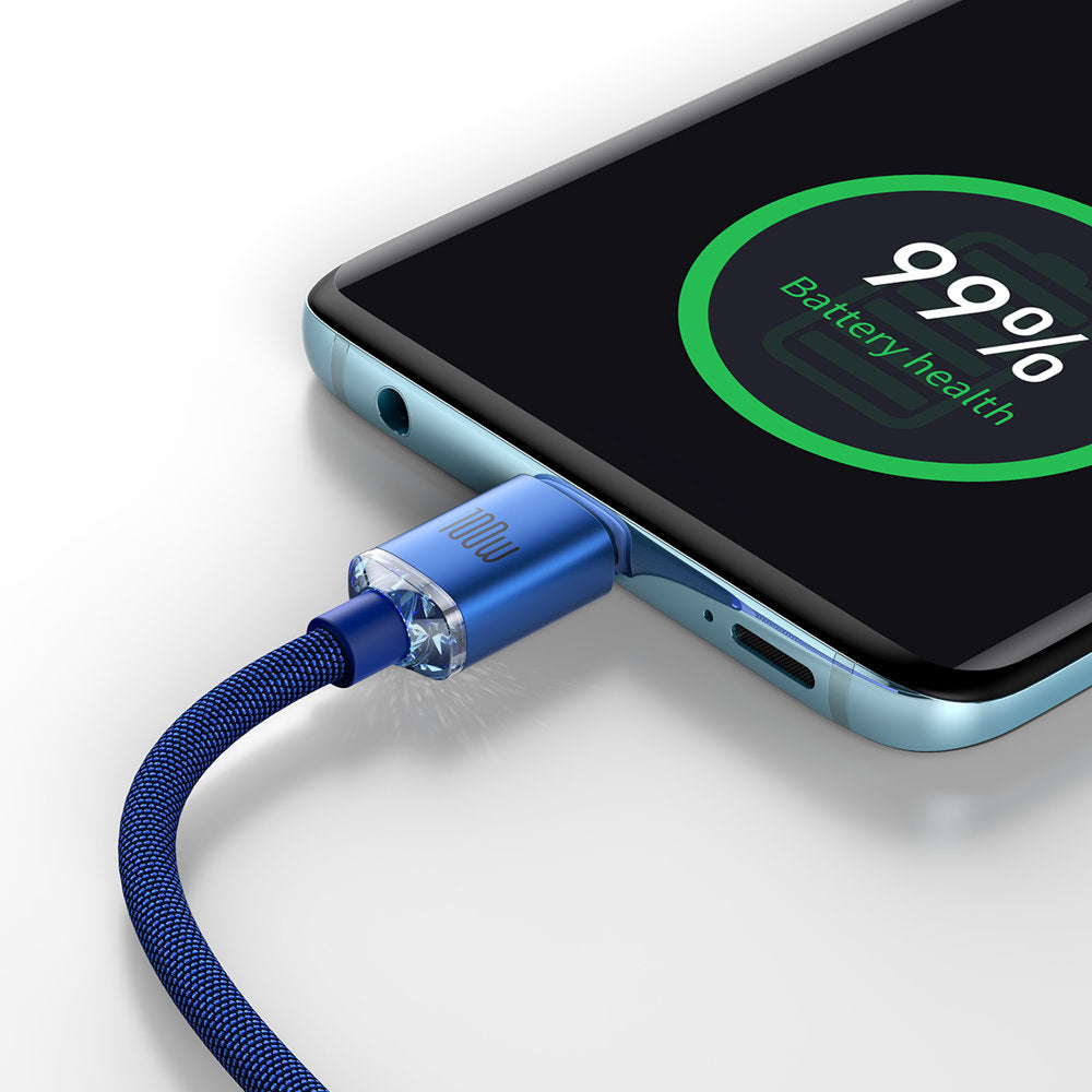 Baseus CAJY000703 USB-C - USB-C PD cable 100W 480Mb/s 2m - blue