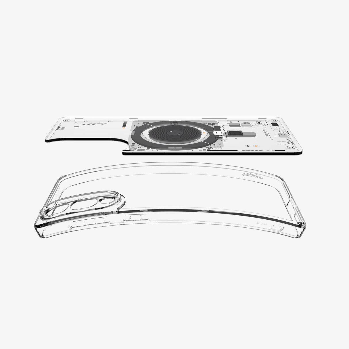 Spigen Ultra Hybrid Neo One (MagFit) mobiltelefon etui 17 cm (6.7") Cover Transparent