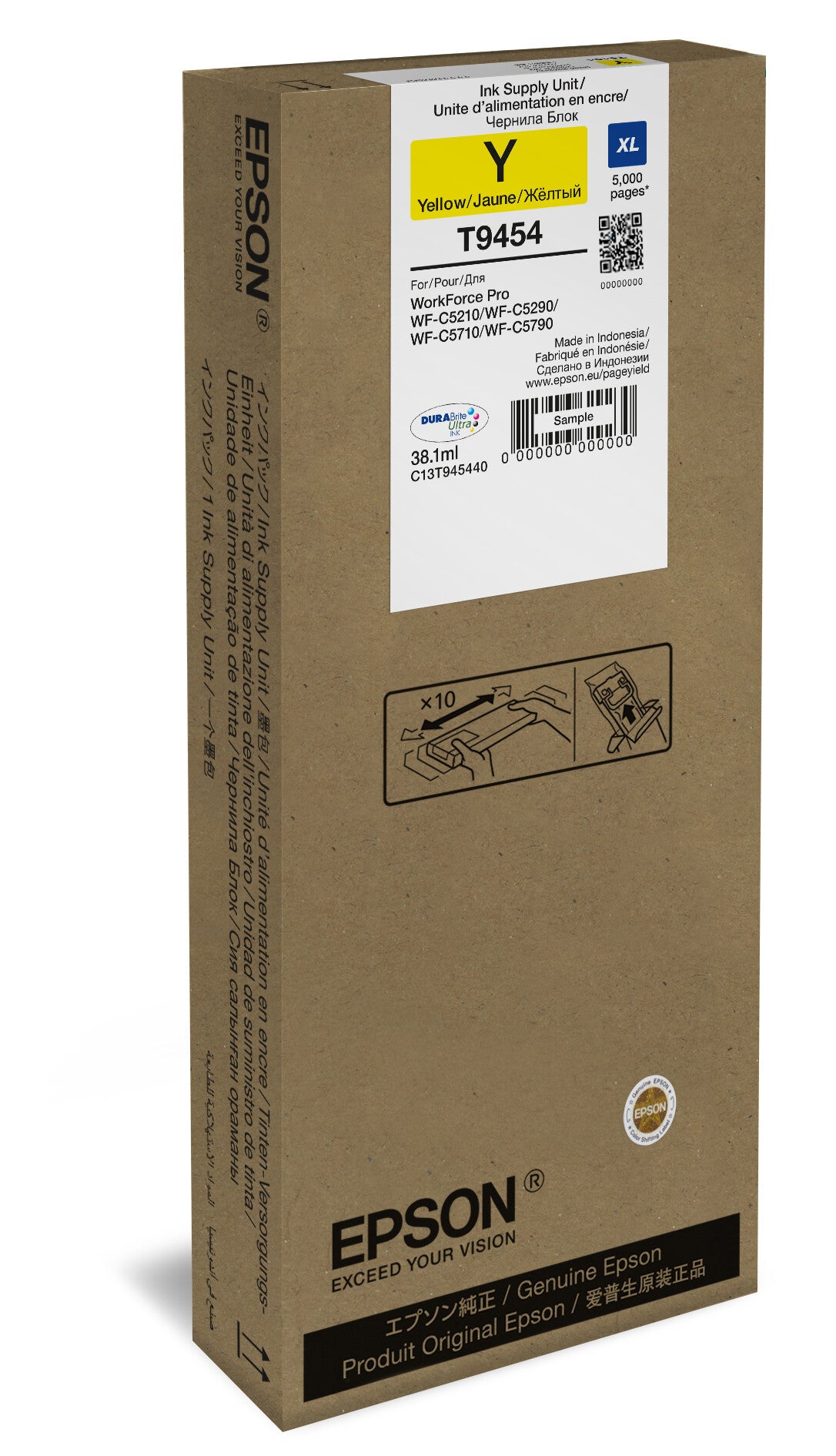Epson C13T945440 blækpatron 1 stk Original Højt (XL) udbytte Gul