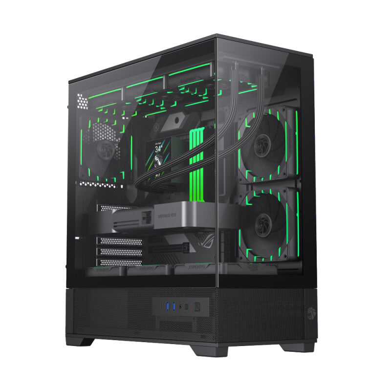 GameMax VISTA 2 AB Midi Tower Sort