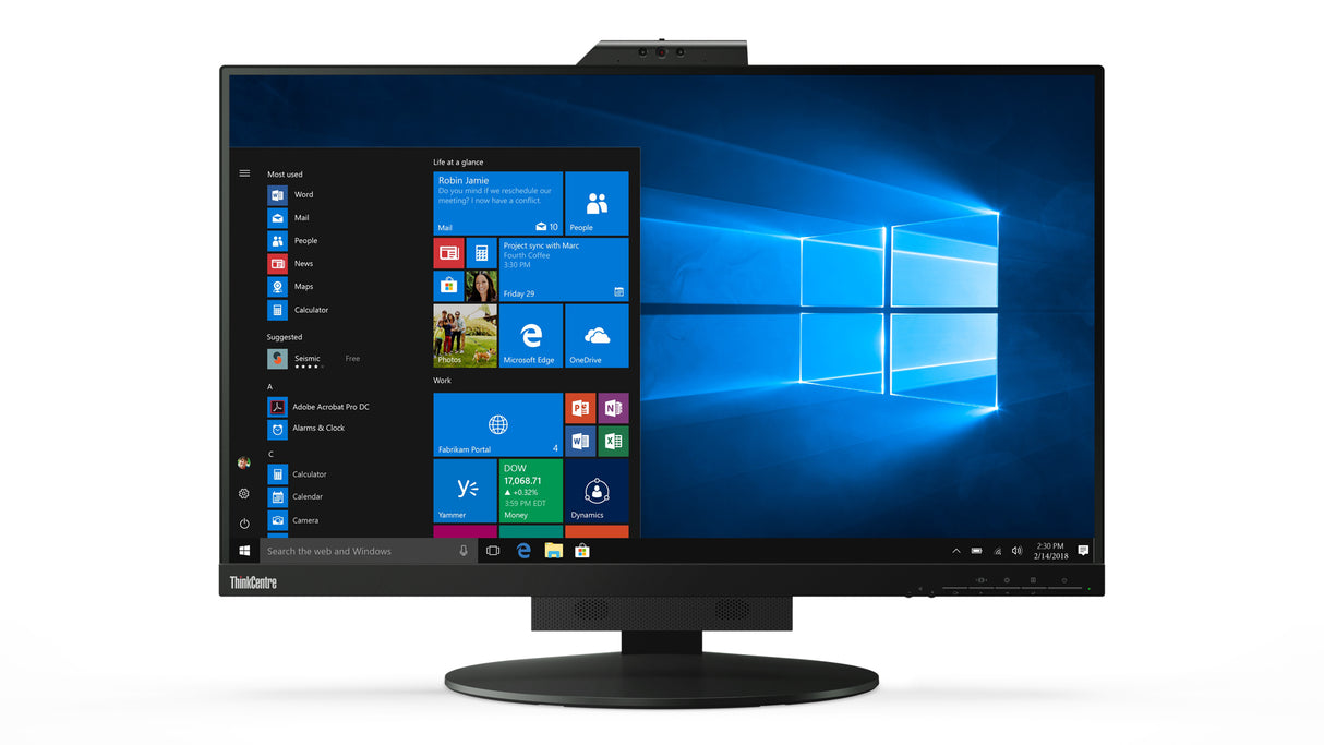 Lenovo ThinkCentre TIO27 computerskærm 68,6 cm (27") 2560 x 1440 pixel Quad HD LED Sort