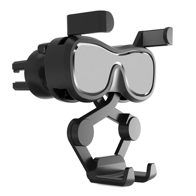 Gravity smartphone bilholder til luftventil med luftfriskningsmiddel sølv (YC06)