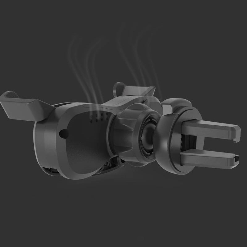 Gravity smartphone bilholder til luftventil med luftfriskningsmiddel sølv (YC06)