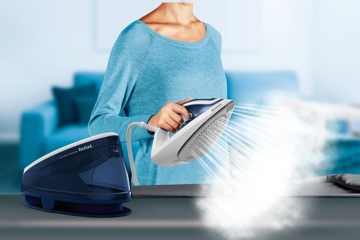 Tefal Express Essential SV6116 2200 W 1,4 L Blå, Hvid