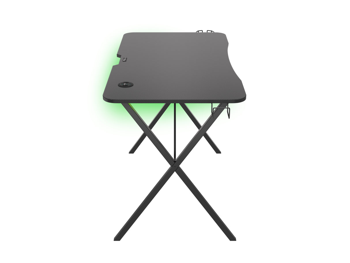 Genesis Holm 200 RGB Skrivebord Stålramme Gaming