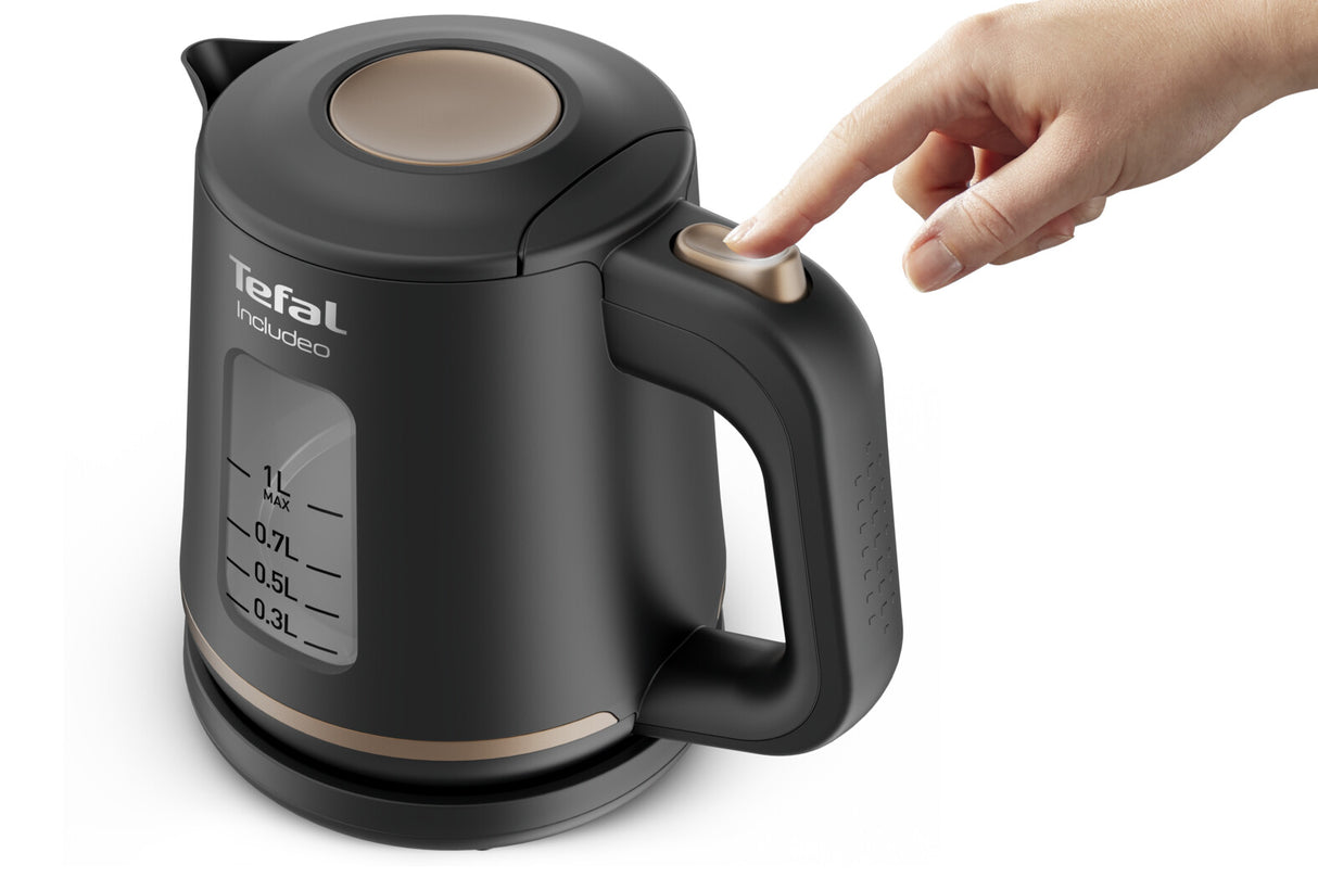 Tefal Includeo KI5338 elkedel 1 L 2400 W Sort