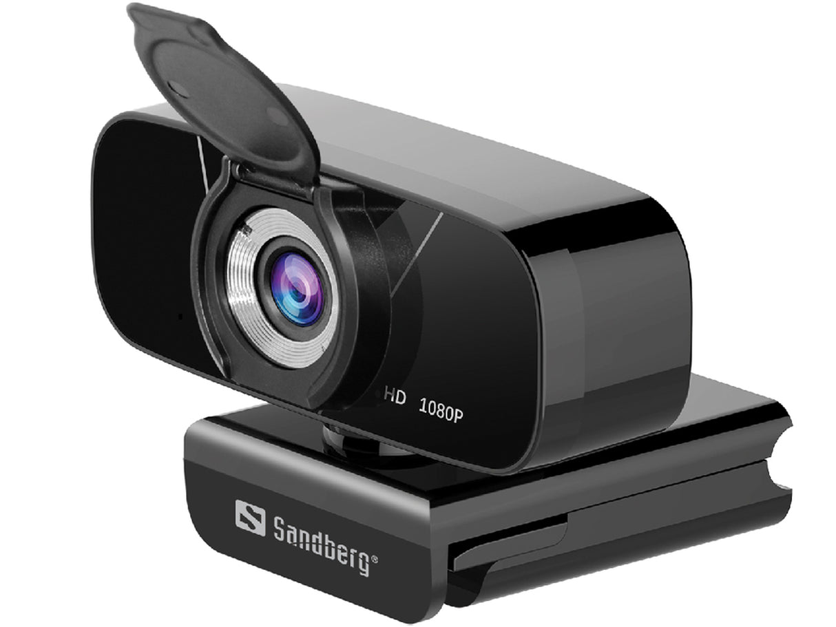 Sandberg 134-15 webcam 2 MP 1920 x 1080 pixel USB 2.0 Sort