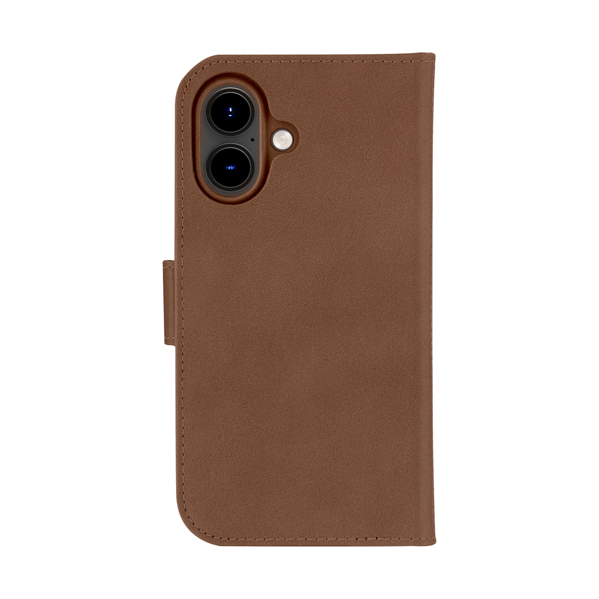 Dbramante iPhone 16 Lynge 2-i-1 wallet cover - Dark Tan