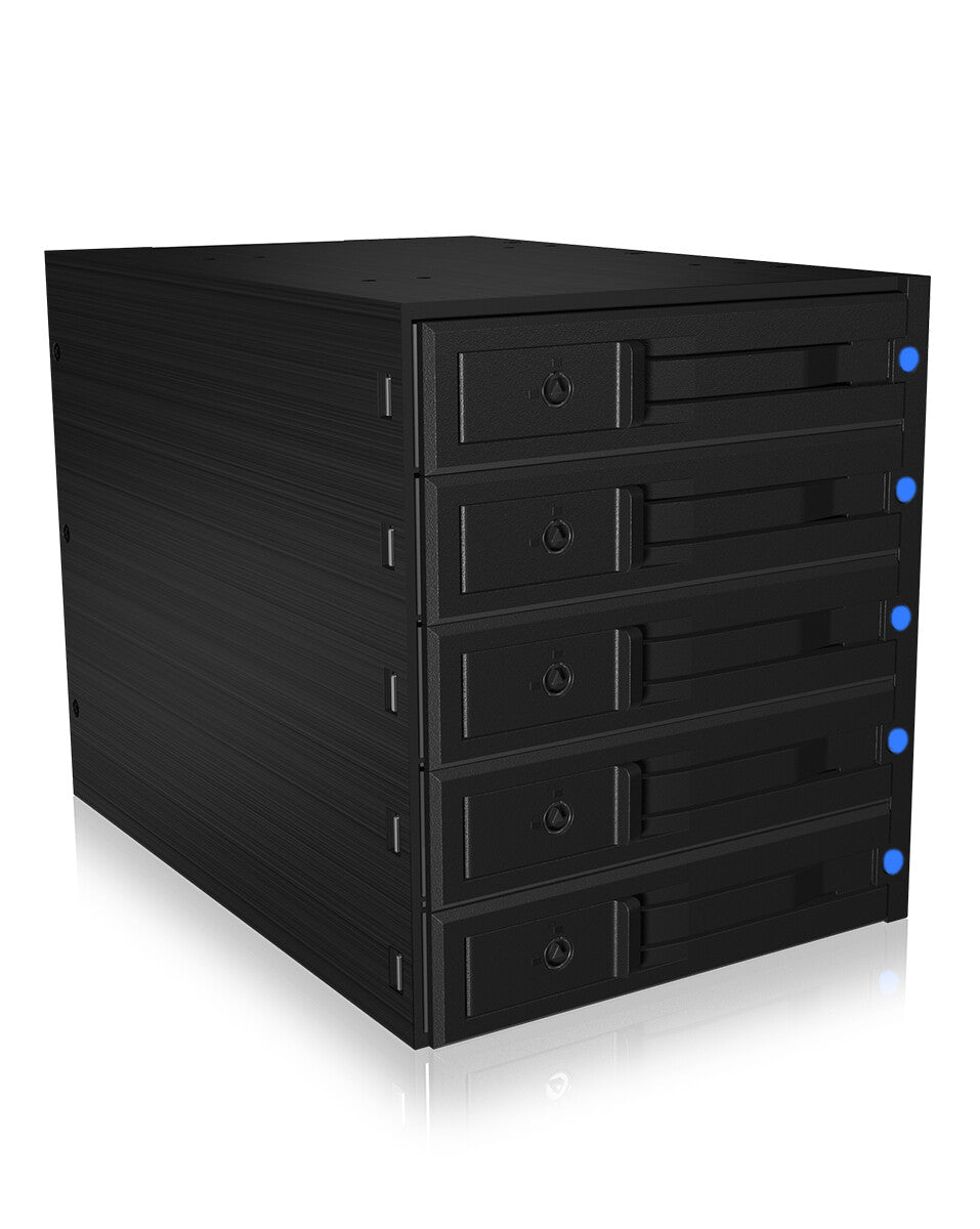 ICY BOX IB-575SSK-12G 8.89 cm (3.5") Backplane Black