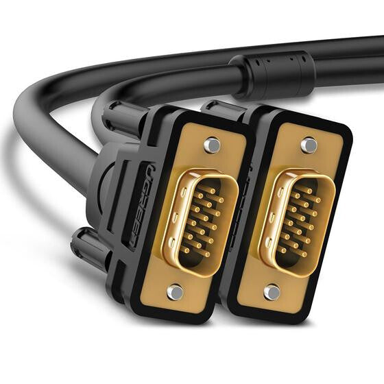 Ugreen 11631 VGA kabel 3 m VGA (D-Sub) Sort