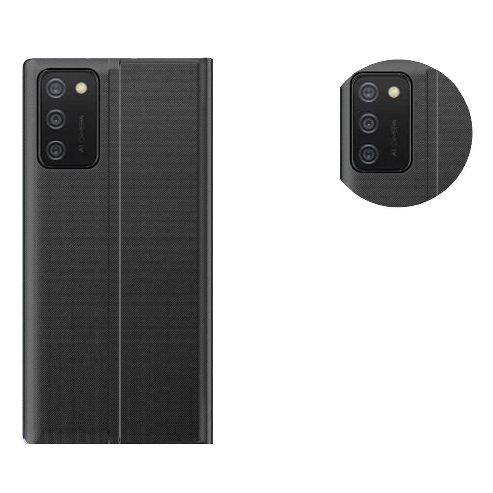 Ny Sleep Case cover med en standfunktion til Samsung Galaxy A03s (166.5) blå