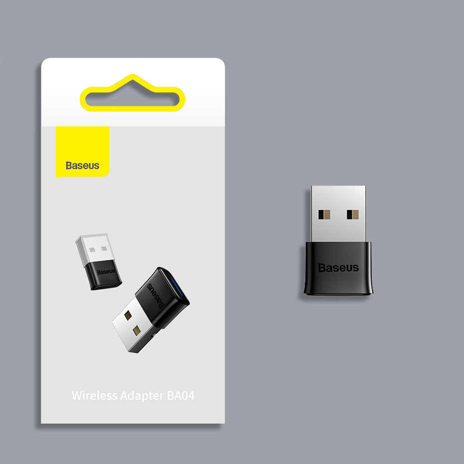 Baseus BA04 mini Bluetooth 5.0 USB adapter receiver transmitter for computer black (ZJBA000001)