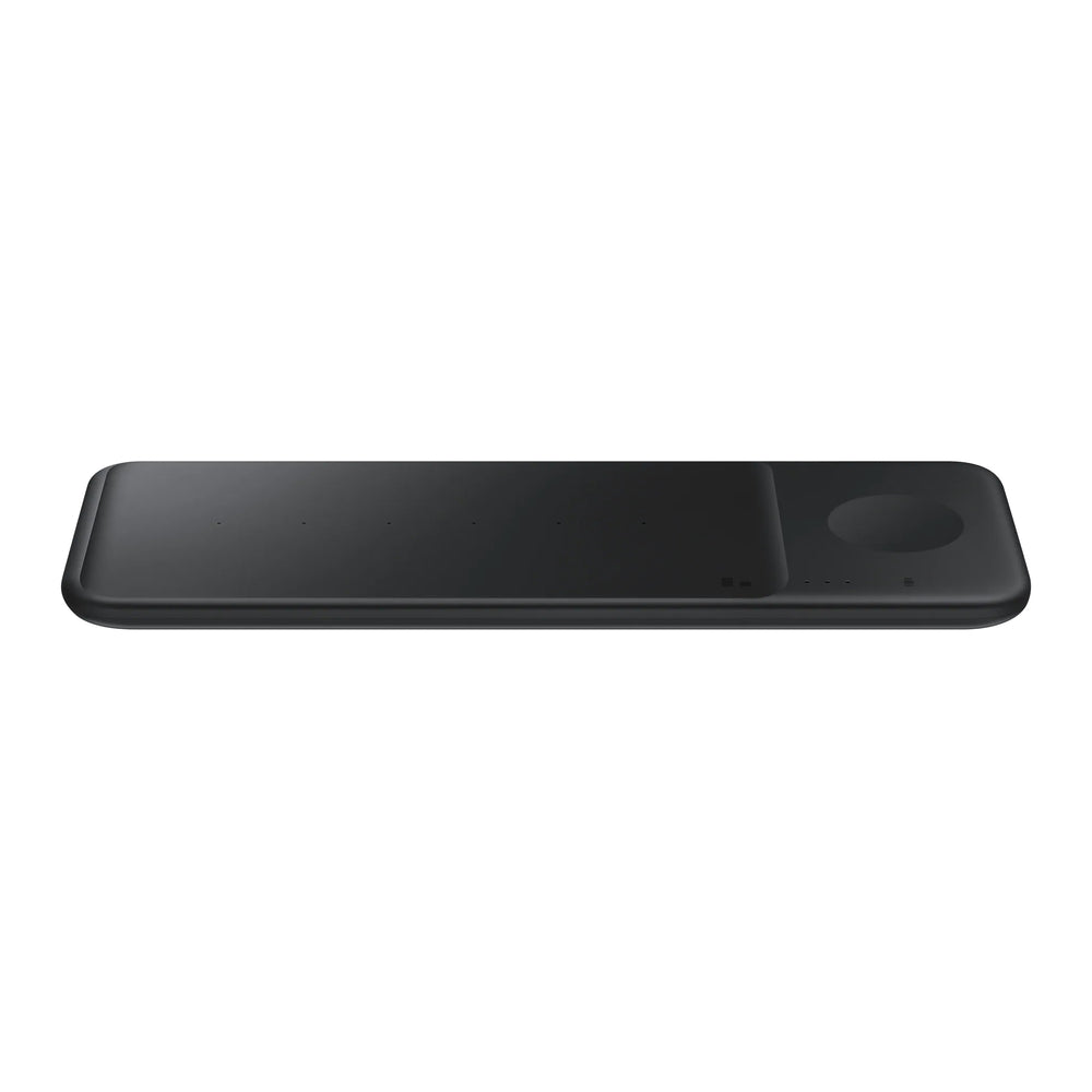 Samsung Trio EP-P6300TBEGEU 3in1 induktiv oplader til telefon / Galaxy Watch / Buds - sort + strømoplader + kabel
