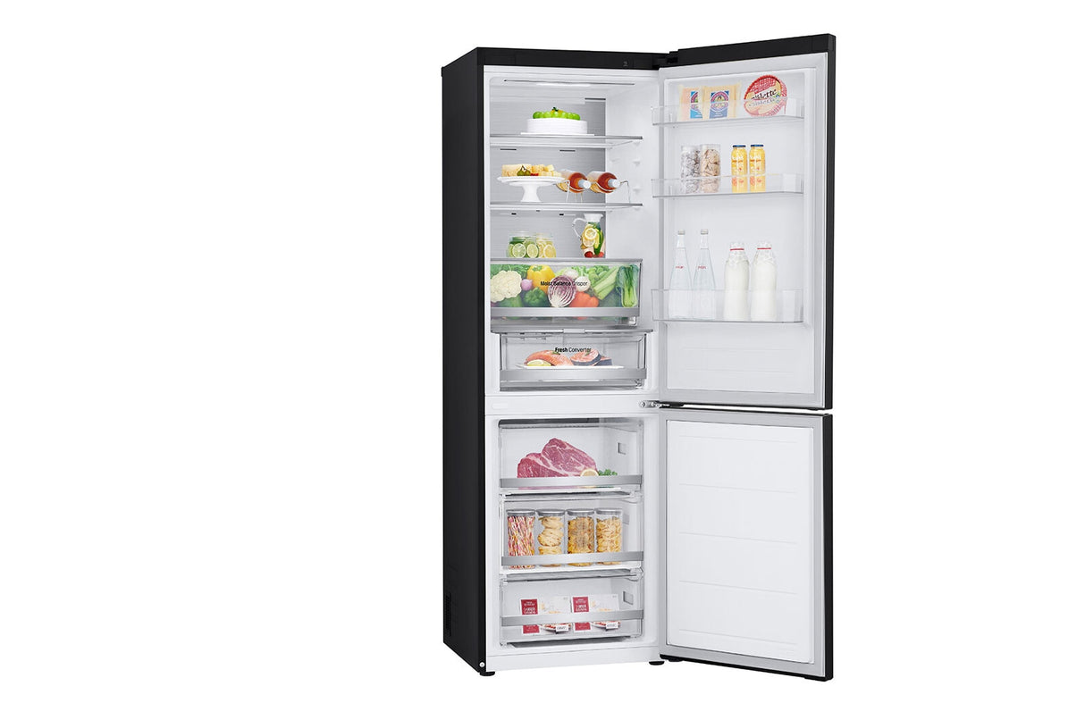 LG GBV5150DEP køle-/fryseskab Fritstående 344 L Sort