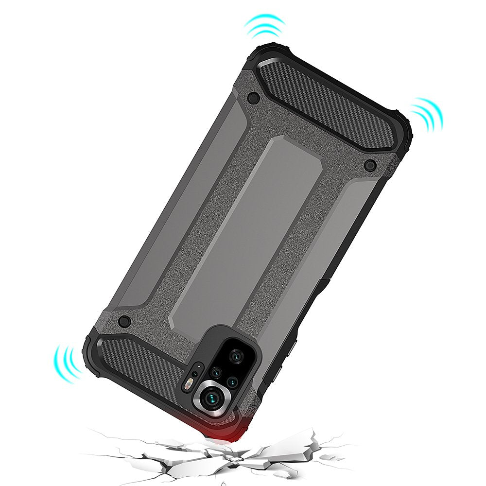 Hybrid Armor pansrede hybrid case cover Xiaomi Redmi Note 11 Pro + 5G (Kina) / 11 Pro 5G (Kina) / Mi11i HyperCharge / Poco X4 NFC 5G blå