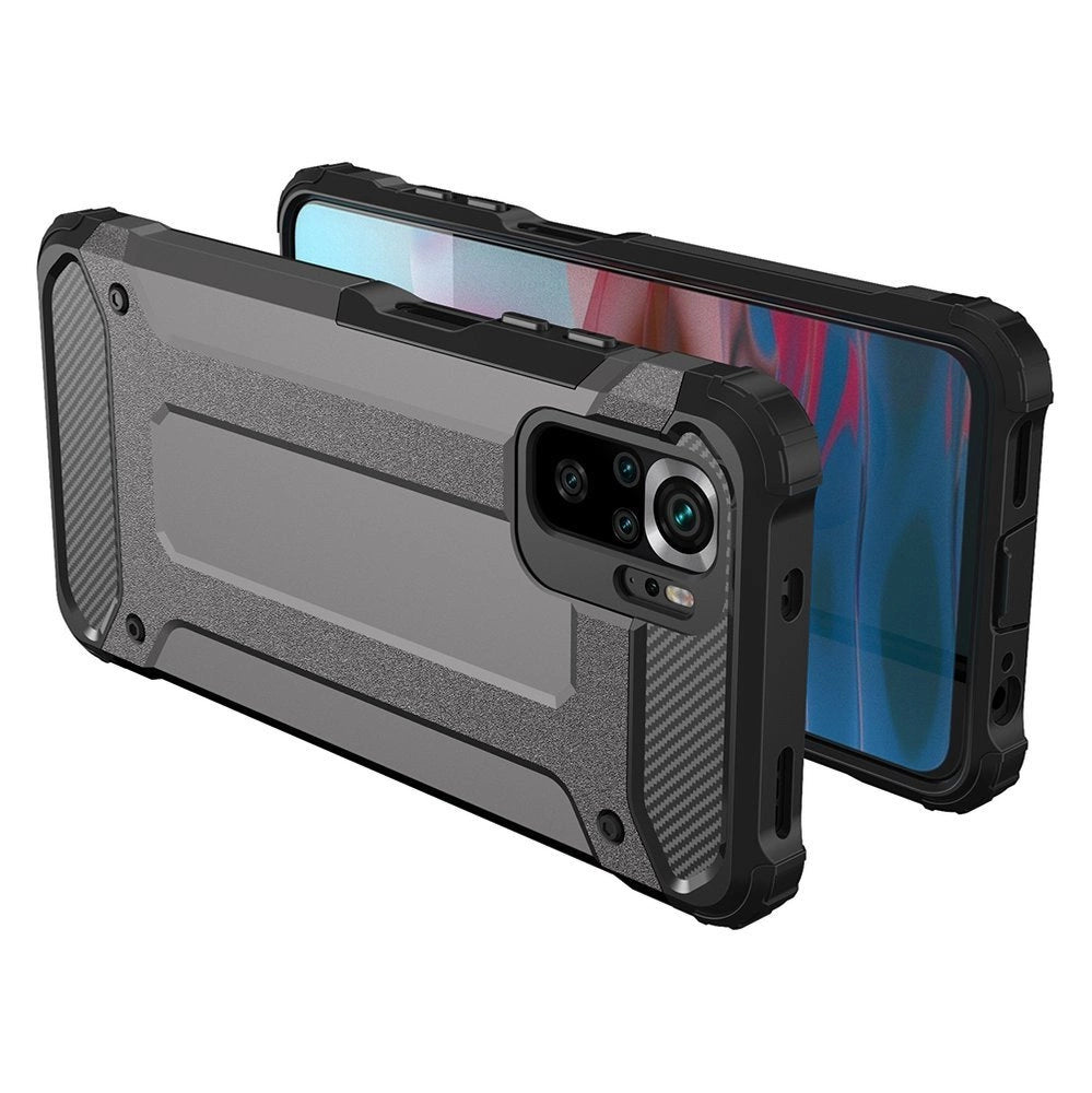 Hybrid Armor pansrede hybrid case cover Xiaomi Redmi Note 11 Pro+ 5G (Kina) / 11 Pro 5G (Kina) / Mi11i HyperCharge / Poco X4 NFC 5G sort