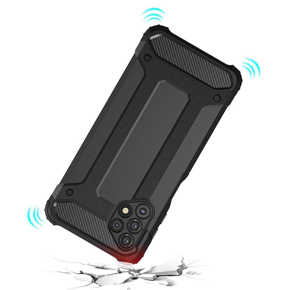 Hybrid Armor Case Tough Rugged Cover til Samsung Galaxy A73 blå
