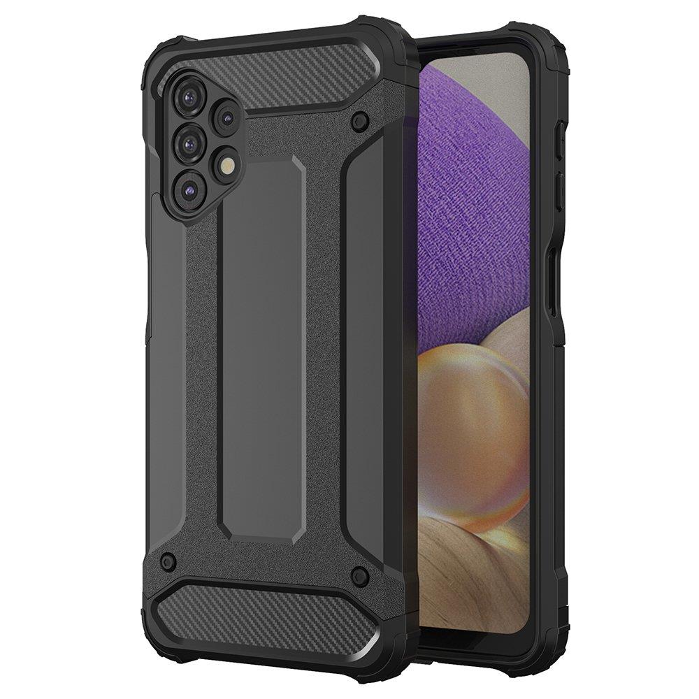 Hybrid Armor Case Tough Rugged Cover til Samsung Galaxy A73 sort