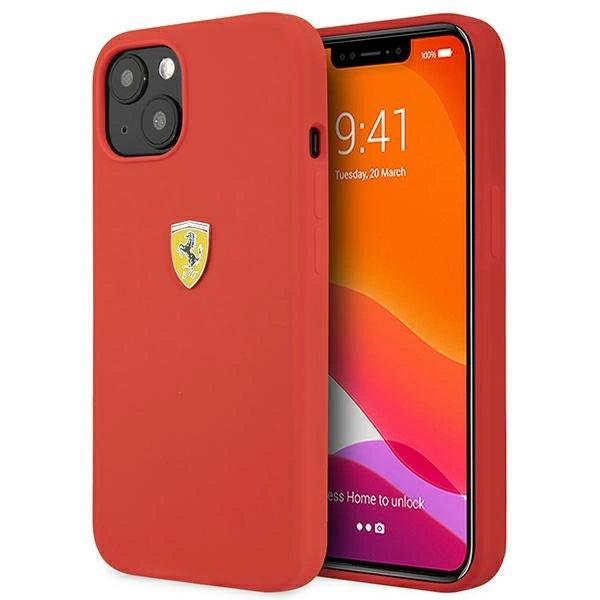 Ferrari FESSIHCP13SRE iPhone 13 mini 5.4" rød/rød hardcase Silikon