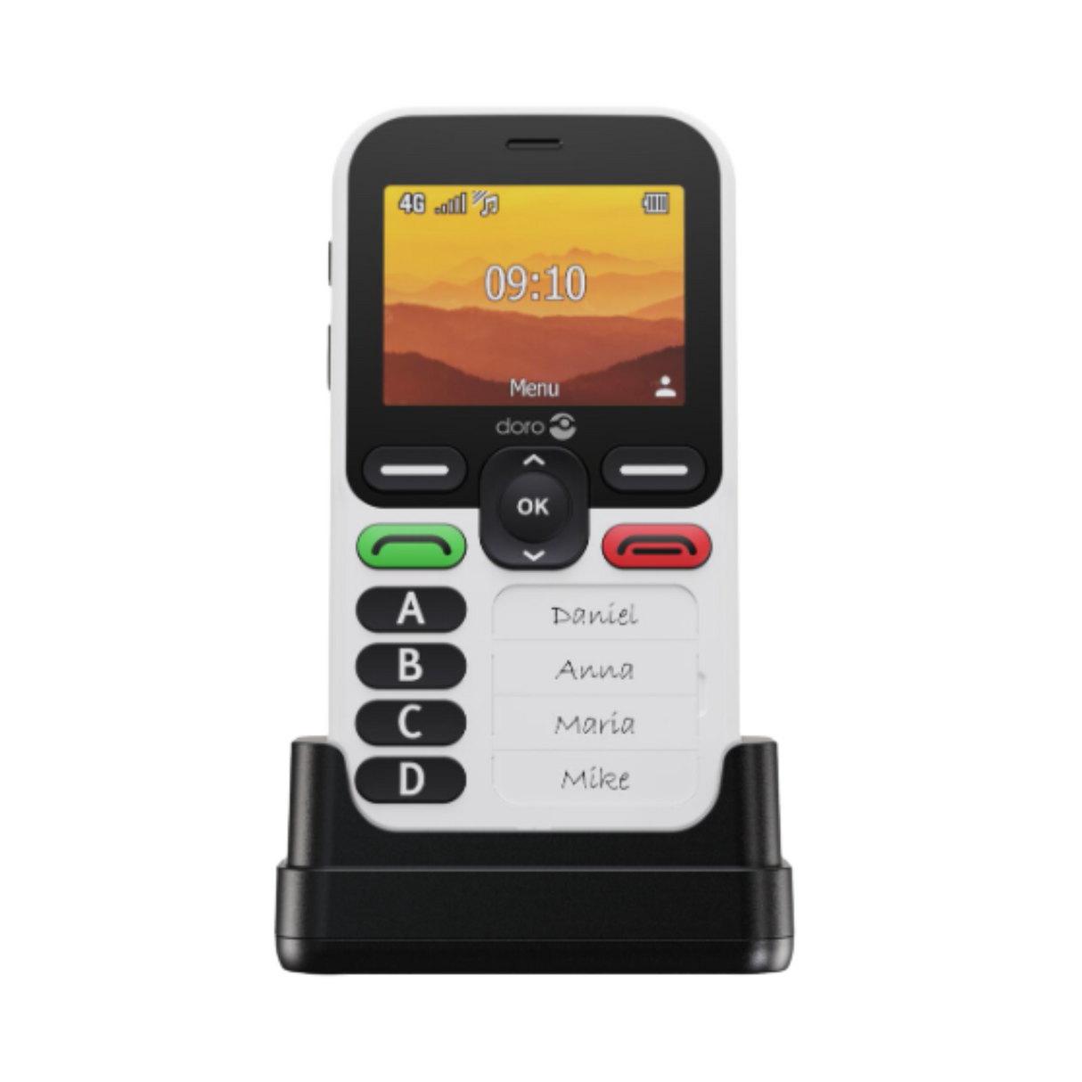 *Doro Leva X10, White/Black