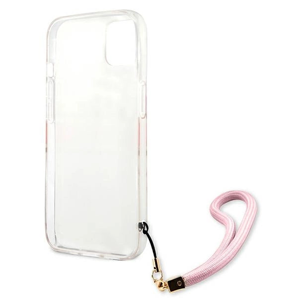 Guess GUHCP13MKCABPI iPhone 13 6.1" pink/pink hardcase Camo Strap Collection