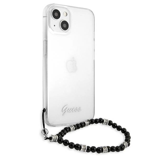 Guess GUHCP13MKPSBK iPhone 13 6.1" Transparent hardcase Black Pearl