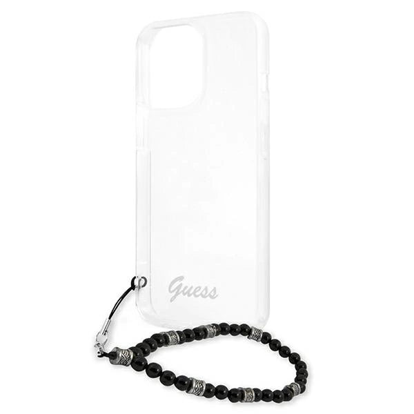 Guess GUHCP13XKPSBK iPhone 13 Pro Max 6.7" Transparent hardcase Black Pearl