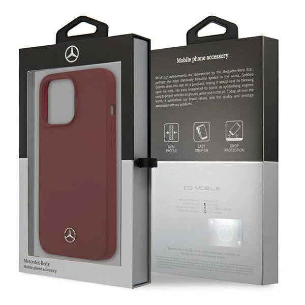 Mercedes MEHCP13LSILRE iPhone 13 Pro / 13 6,1" rød/rød hardcase Silicone Line