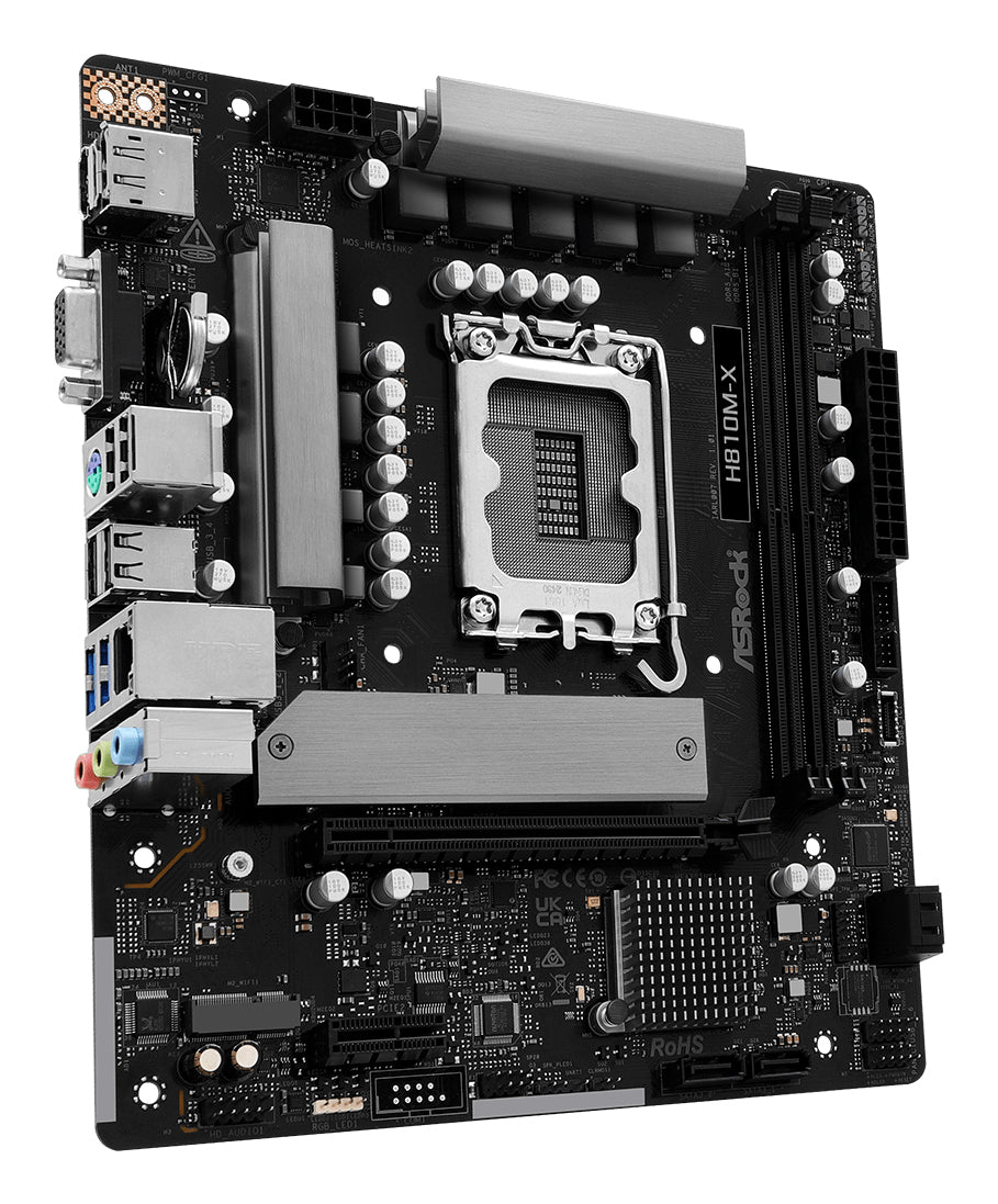 ASRock H810M-X Micro-ATX LGA1851