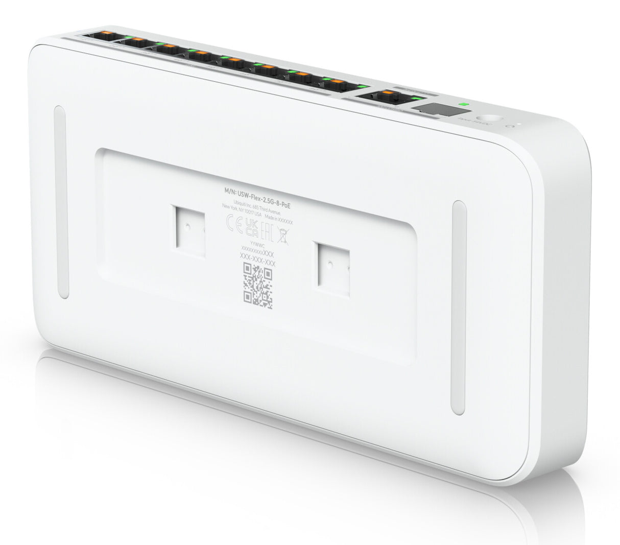 Ubiquiti UniFi Flex 2.5G PoE Administreret L2 2.5G Ethernet (100/1000/2500) Strøm over Ethernet (PoE) Bord-/vægmontering Hvid