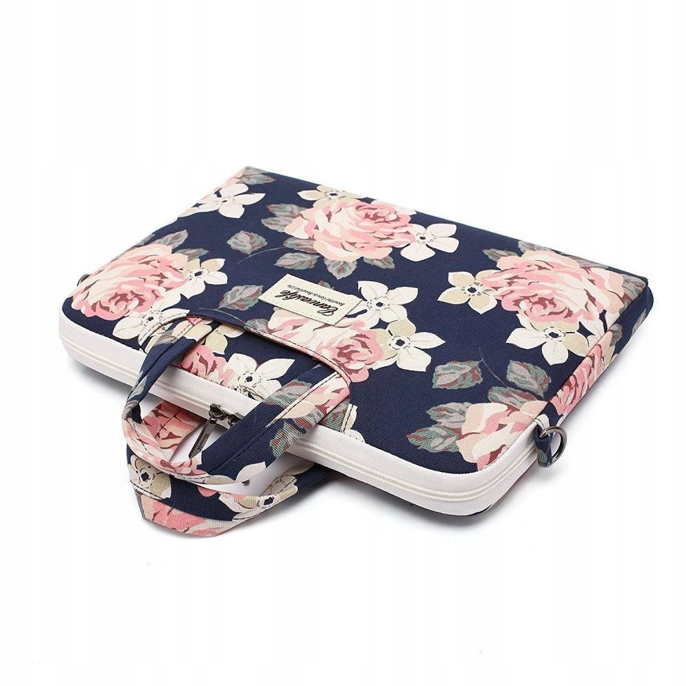 Canvaslife Aktetaske Laptop Bag 15-16 - Navy Blue/Pink